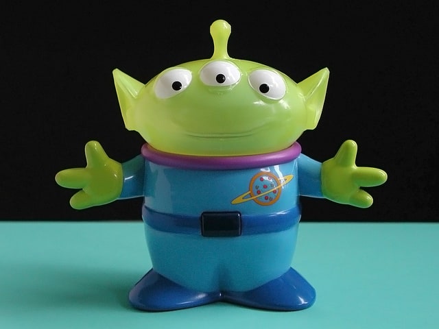 Toy Story 3 Kellogg's Rewards Alien Desk Light