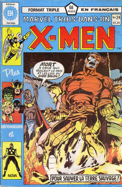 Marvel Trois-dans-un X-Men Marvel Trois-dans-un X-Men