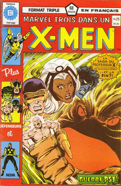 Marvel Trois-dans-un X-Men Marvel Trois-dans-un X-Men