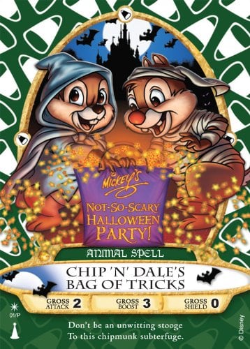 Sorcerers of the Magic Kingdom Card #P1 Chip 'n' Dales Bag of Tricks