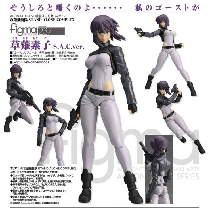 Max Factory Ghost in The Shell - Stand Alone Complex: Motoko Kusanagi Figma Figure