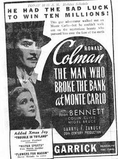 The Man Who Broke the Bank at Monte Carlo