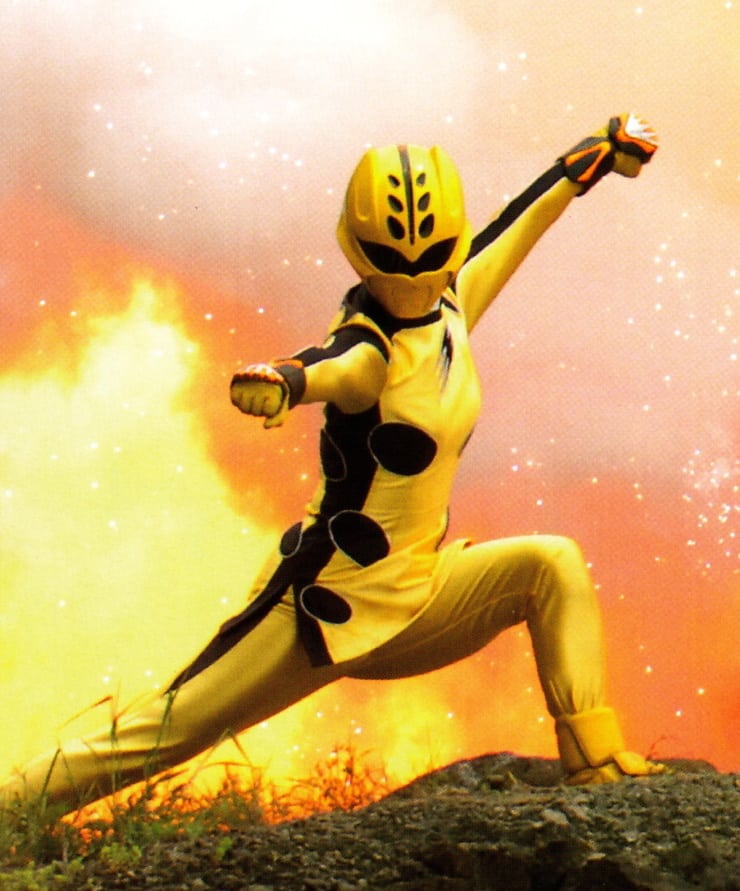 yellow ranger in space