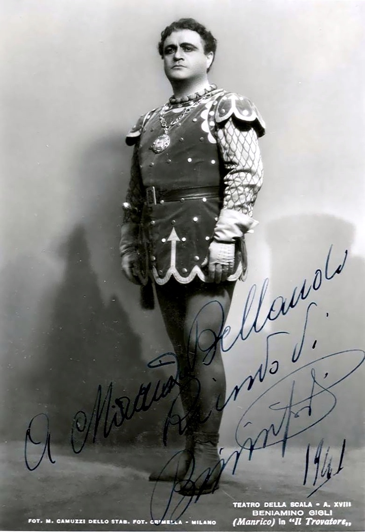 Beniamino Gigli Beniamino Gigli
