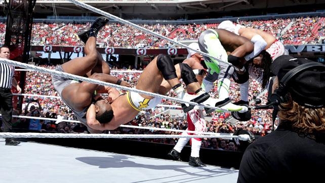 The Usos vs. The New Day vs. Los Matadores vs. Tyson Kidd and Cesaro (WWE, Wrestlemania 31)