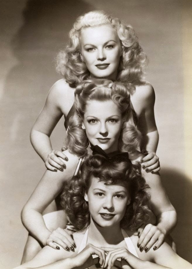 Three Little Girls in Blue Three Little Girls in Blue