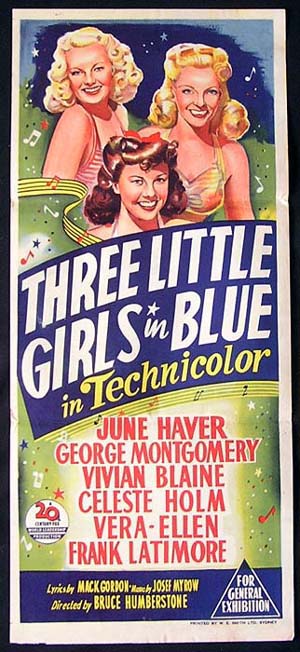 Three Little Girls in Blue Three Little Girls in Blue