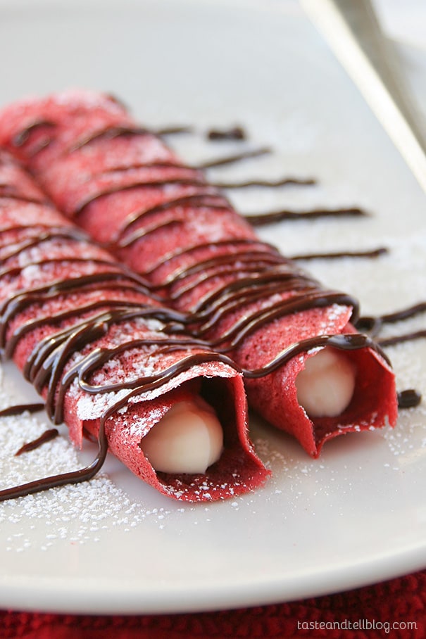 Red Velvet Crepes