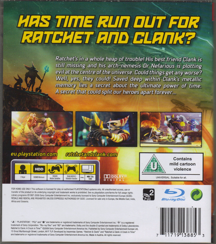 Ratchet & Clank Future: A Crack In Time