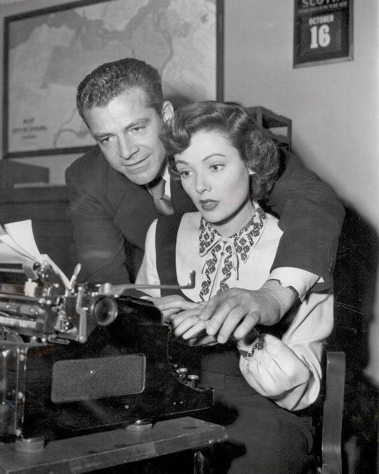 Picture of Dana Andrews & Gene Tierney