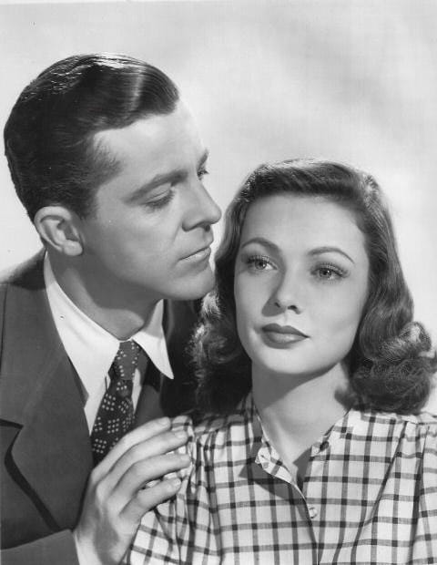 Dana Andrews & Gene Tierney