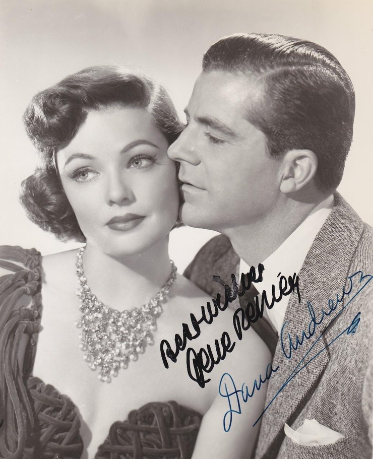 Dana Andrews & Gene Tierney