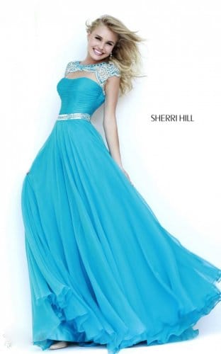 Picture of 2015 Periwinkle Sherri Hill 11181 Prom Dress