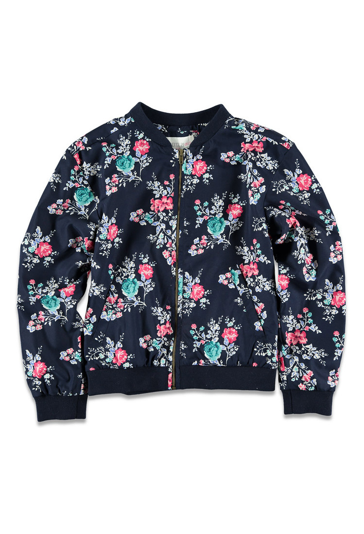 Floral Print Bomber Jacket (Kids) picture