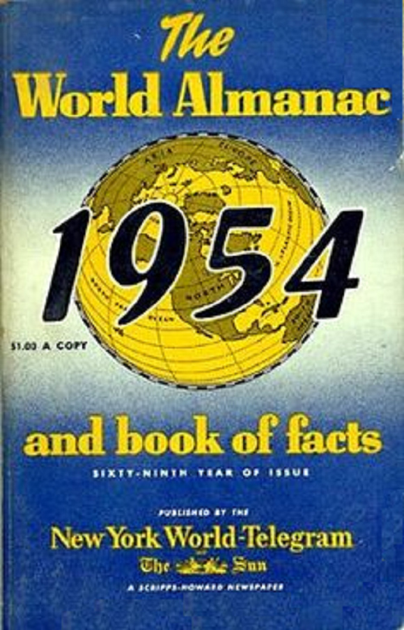 Picture of The World Almanac and Book of Facts 1954