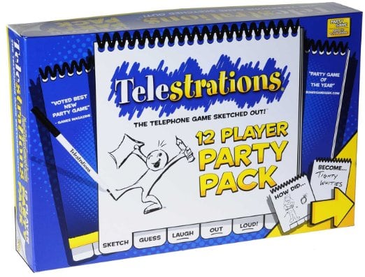 Telestrations: The Telephone Game Sketched Out! — 12 Player Party Pack