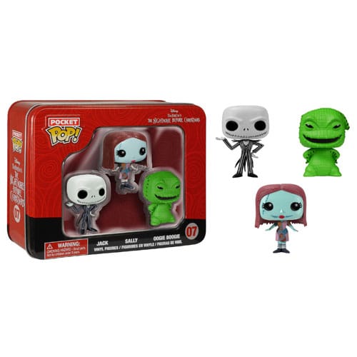 The Nightmare Before Christmas Pocket Pop! Tin w/ Jack, Sally and Oogie Boogie