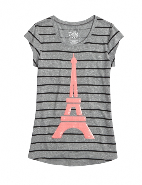 Eiffel Tower Graphic Long Tee