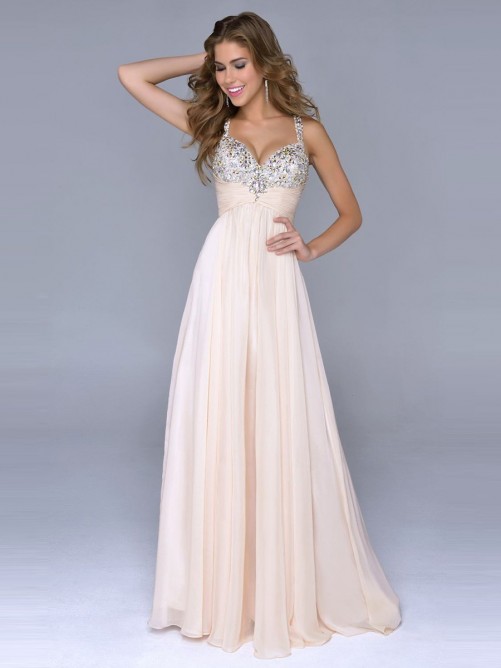 Chiffon Ballkleid Abendkleid