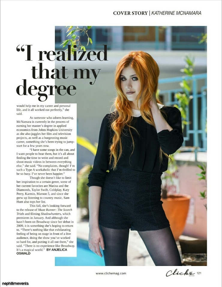 Katherine McNamara Katherine McNamara