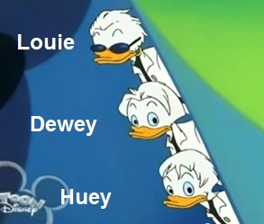 Huey, Dewey and Louie
