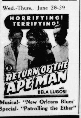 Return of the Ape Man