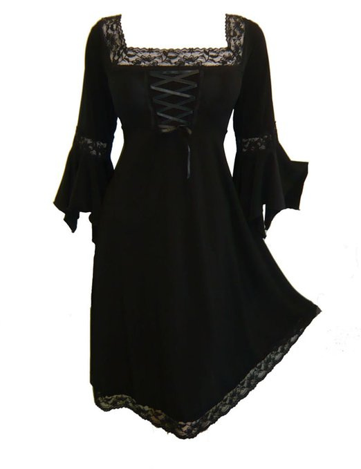 Dare To Wear Victorian Gothic Women's Plus Size Renaissance Corset Dress Icing 4x