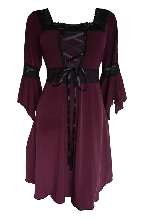 Dare To Wear Victorian Gothic Women's Plus Size Renaissance Corset Dress Icing 4x