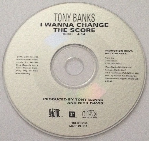 I Wanna Change The Score (CD Promo)