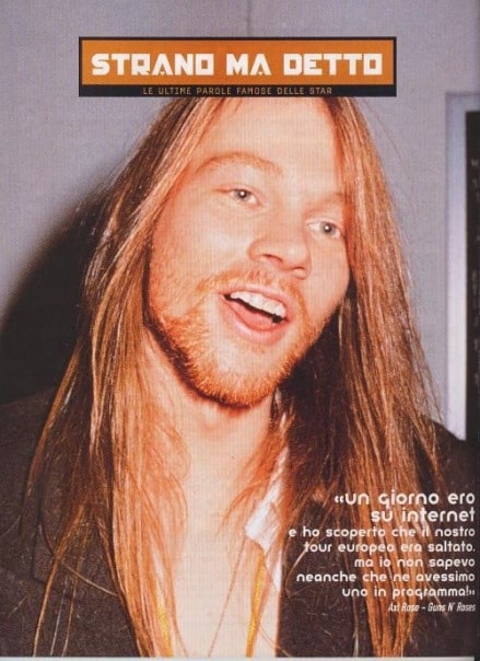 Axl Rose