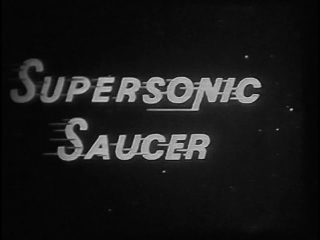 Supersonic Saucer