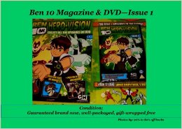 Ben 10 Hero Vision Magazine & DVD Issue 1 | DVD with 2 episodes : And Then There Were 10 and Washing