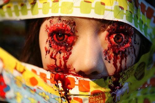 Twins facial korean horror