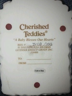 Cherished Teddies - 