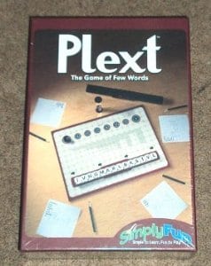 Plext: The Game of Few Words