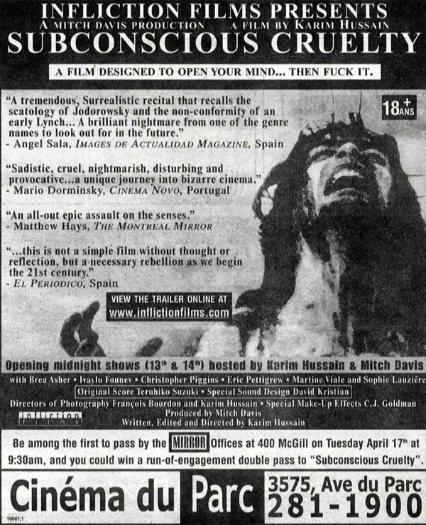 Subconscious Cruelty                                  (2000)