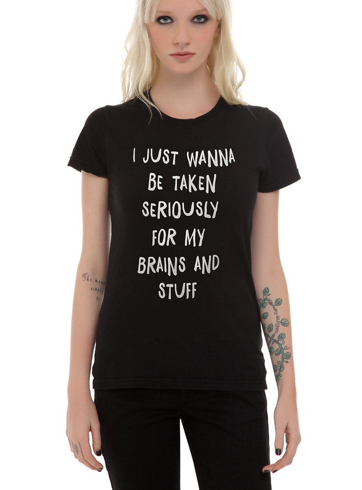 Brains And Stuff Girls T-Shirt