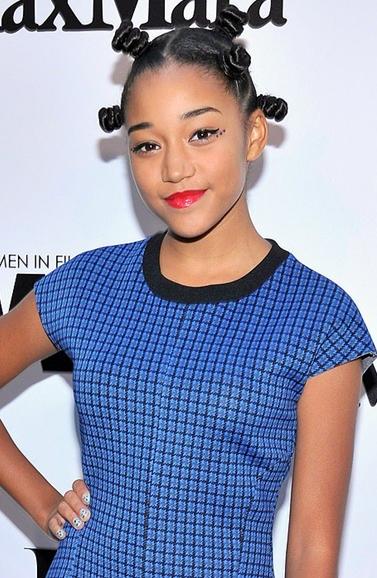 Amandla Stenberg lipstick alley