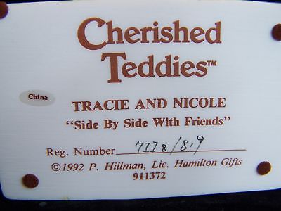 Cherished Teddies: Tracie And Nicole - 