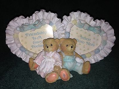 Cherished Teddies - Double Heart Shaped Photo Frame