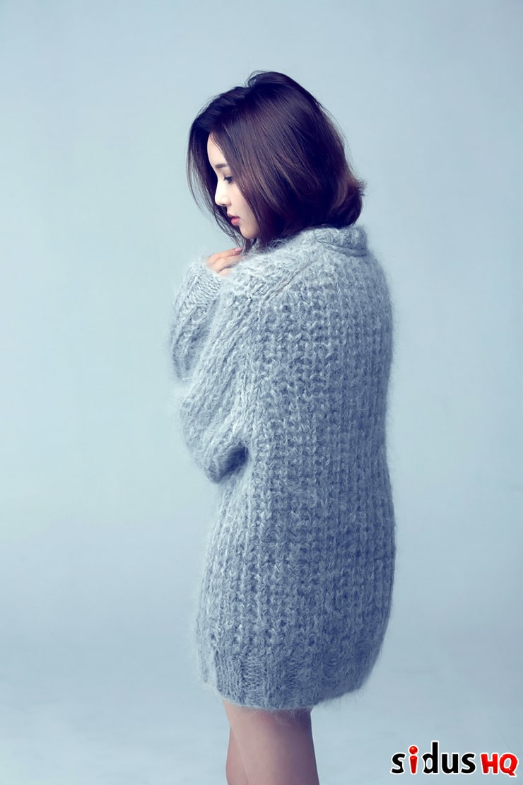 Asian angora sweater girl photos