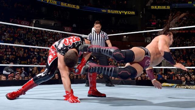 The Dudley Boyz, Neville, Titus O'Neil & Goldust vs. The Ascension, Stardust, Bo Dallas & The Miz (WWE, Survivor Series 2015)