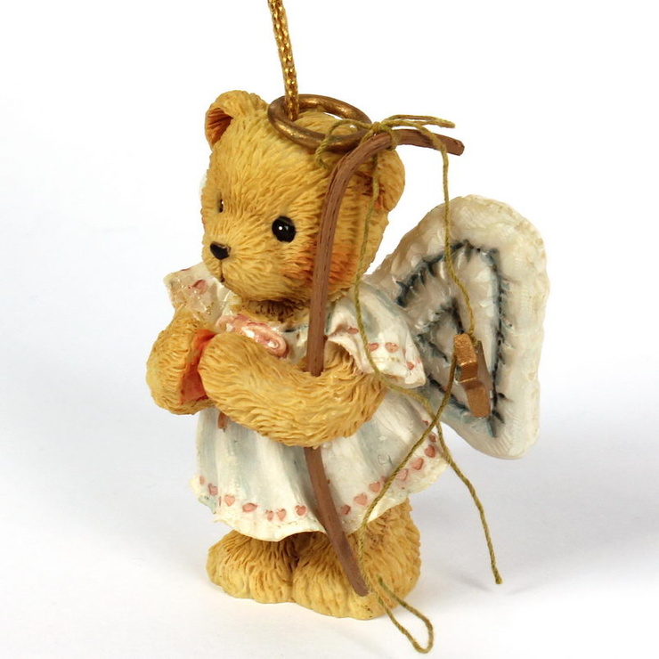 Cherished Teddies - Angel with Staff (Ornament)