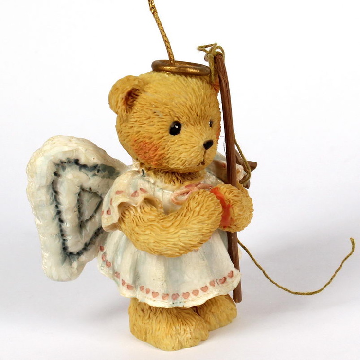 Cherished Teddies - Angel with Staff (Ornament)