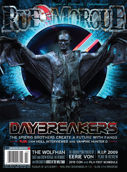 Rue Morgue Magazine Issue # 97 Jan/Feb 2010