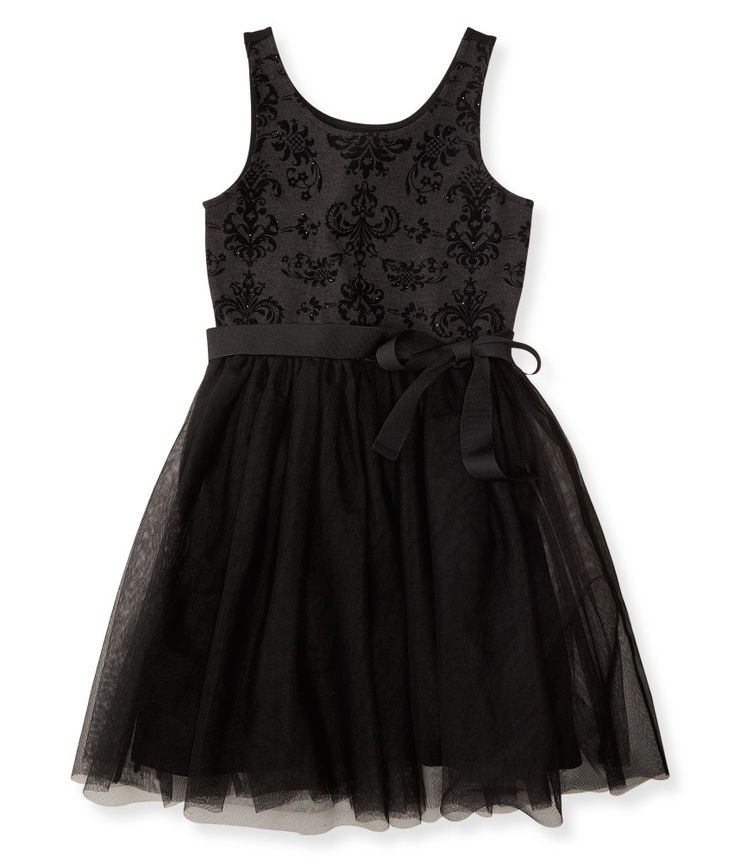 Kids' Flocked Chandelier Tank Dress