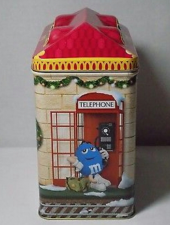 M&M's Train Depot Collectible Tin