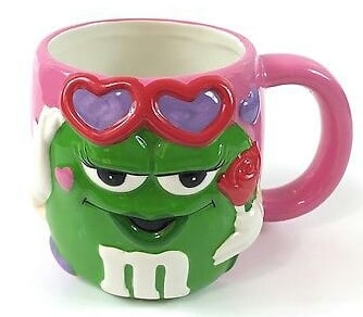 M&M's Galerie Mug Green Valentine's