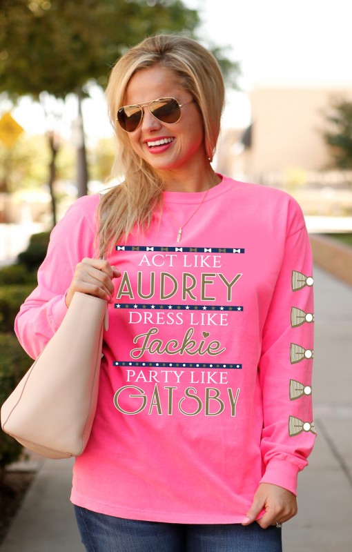Jadelynn Brooke Audrey, Jackie, Gatsby Tee
