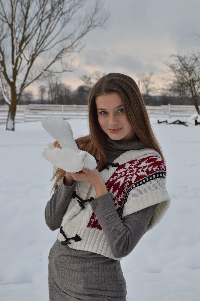 18 летняя зимой